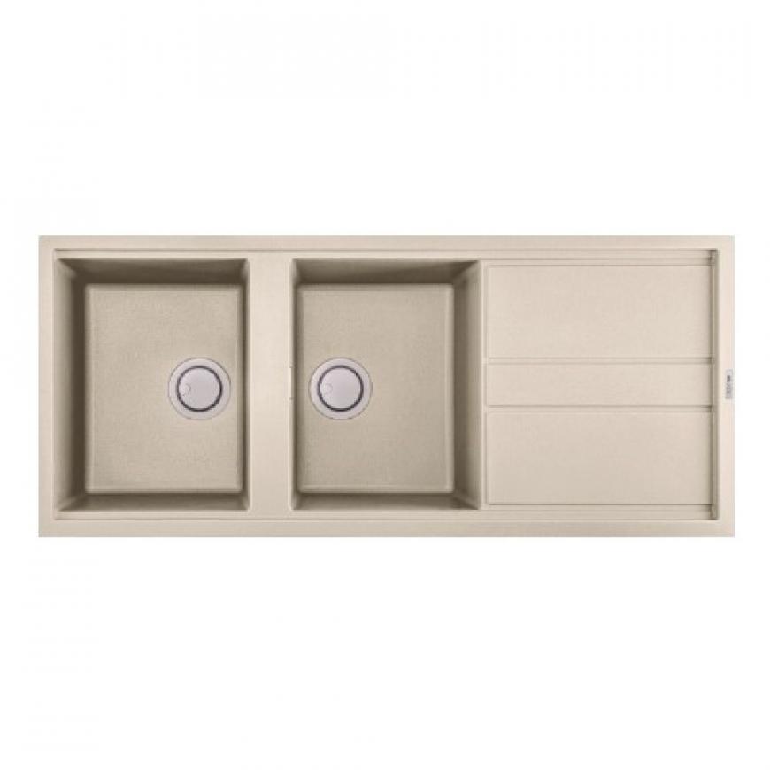 Chậu rửa chén đá nhân tạo Malloca BIANCO K-50062