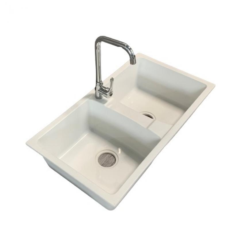 Chậu rửa chén đá nhân tạo Blue Sky BS-8749