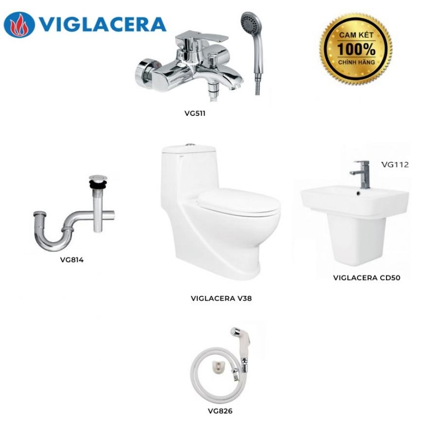 Combo thiết bị vệ sinh Viglacera LUX 10