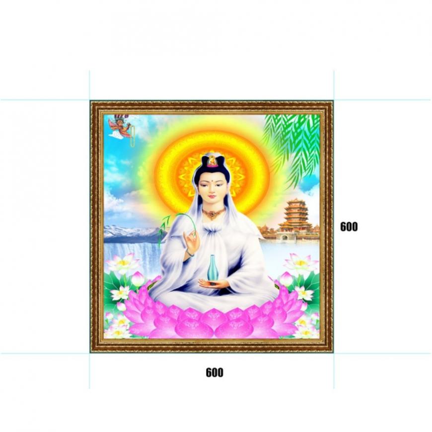 Gạch tranh 5D Đạo Phật 03
