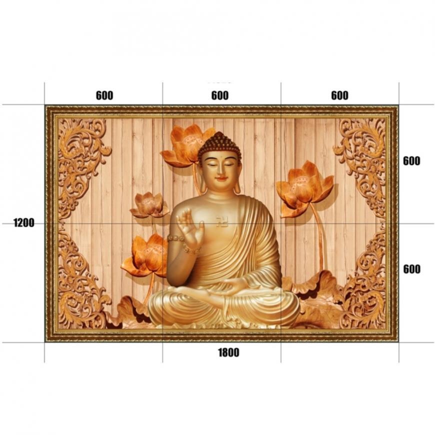 Gạch tranh 5D Đạo Phật 06