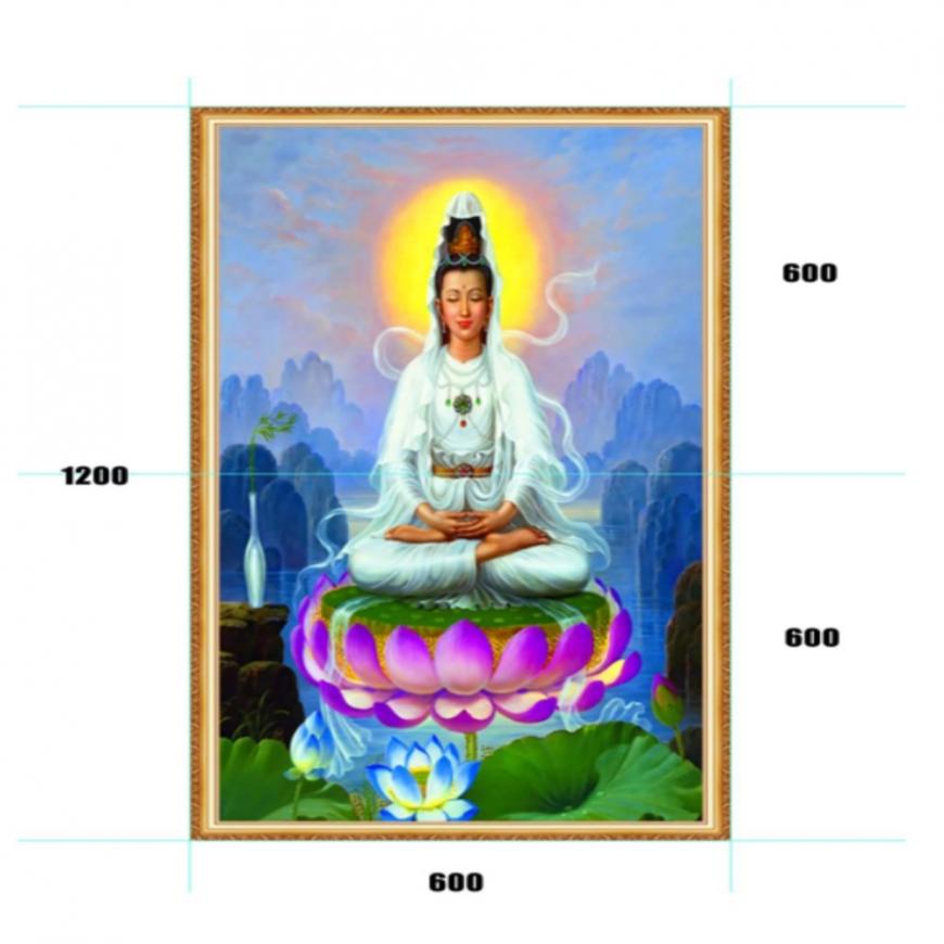 Gạch tranh 5D Đạo Phật 07