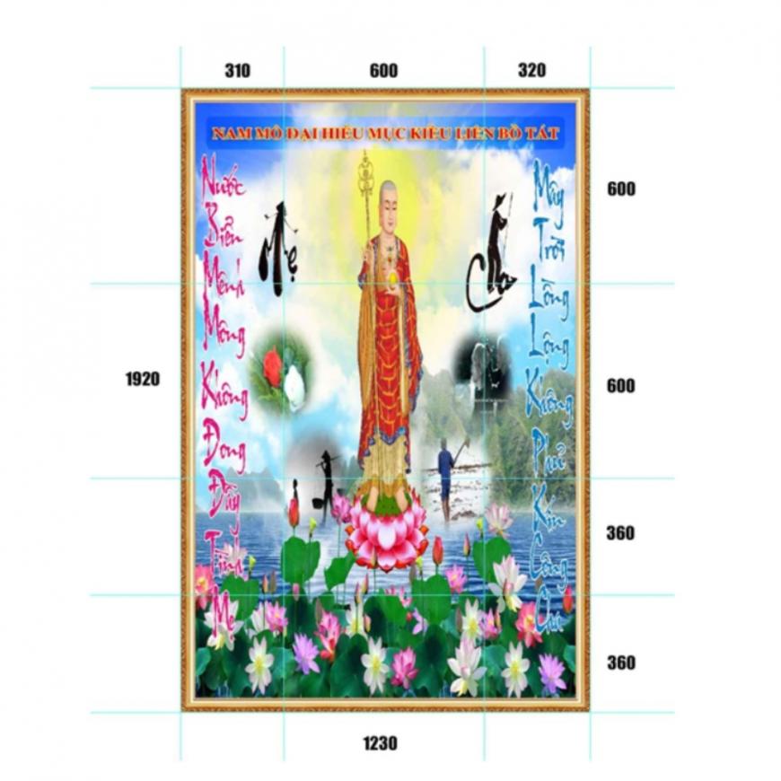 Gạch tranh 5D Đạo Phật 10