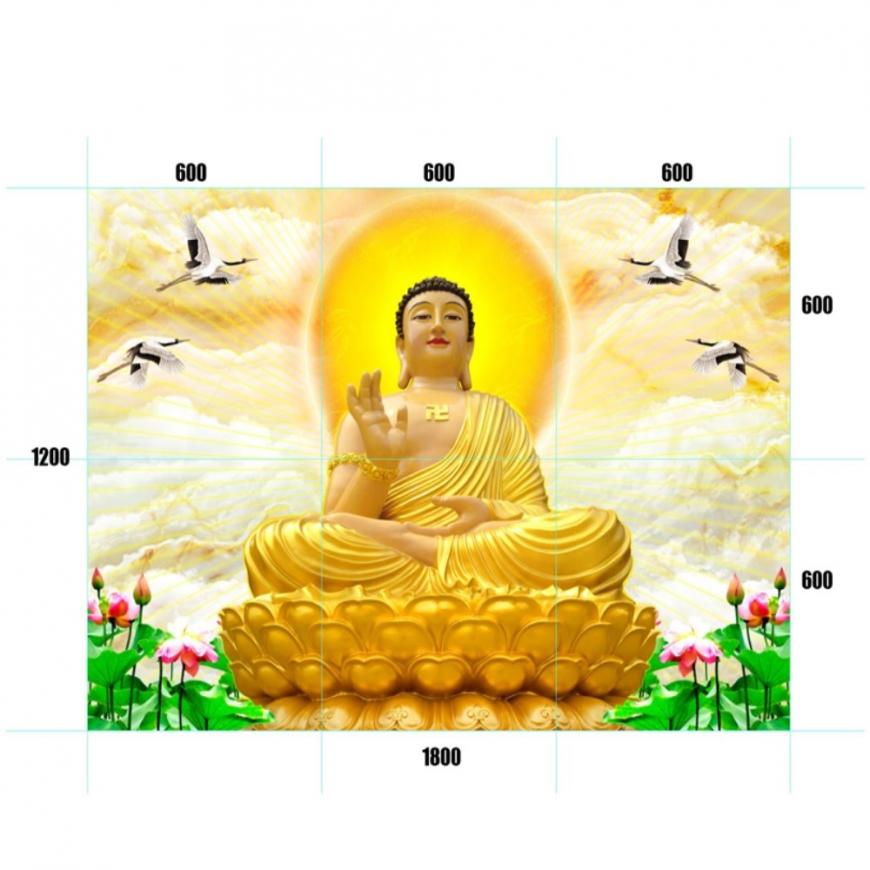 Gạch tranh 5D Đạo Phật 11