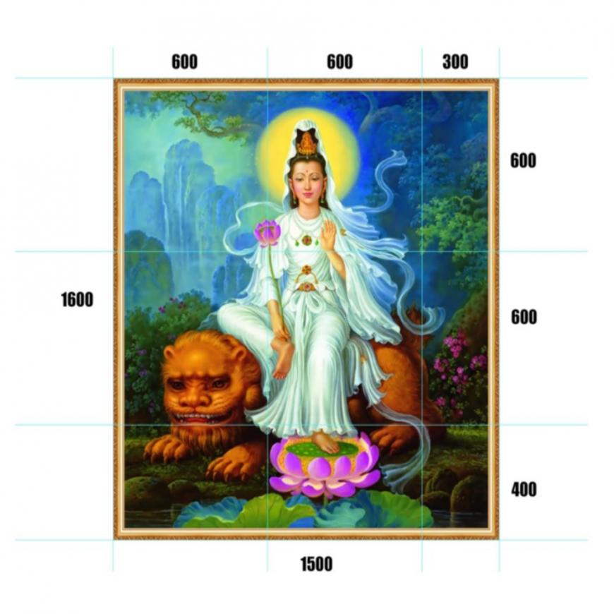 Gạch tranh 5D Đạo Phật 13