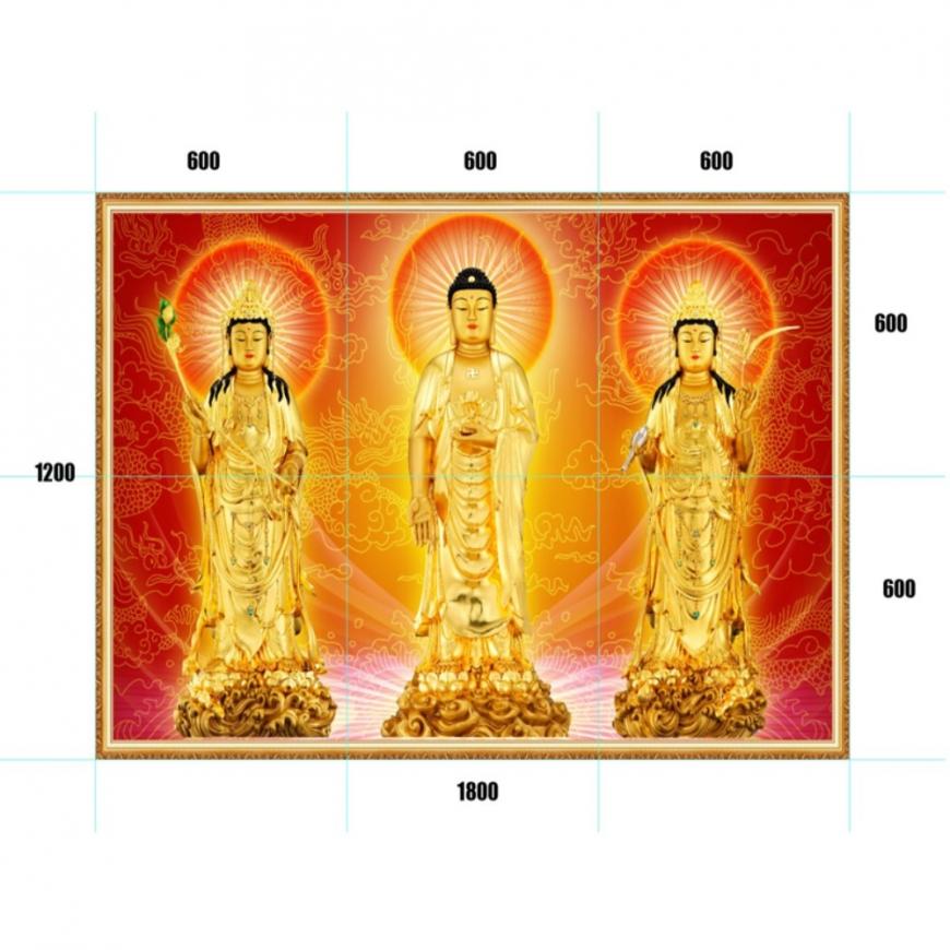 Gạch tranh 5D Đạo Phật 22
