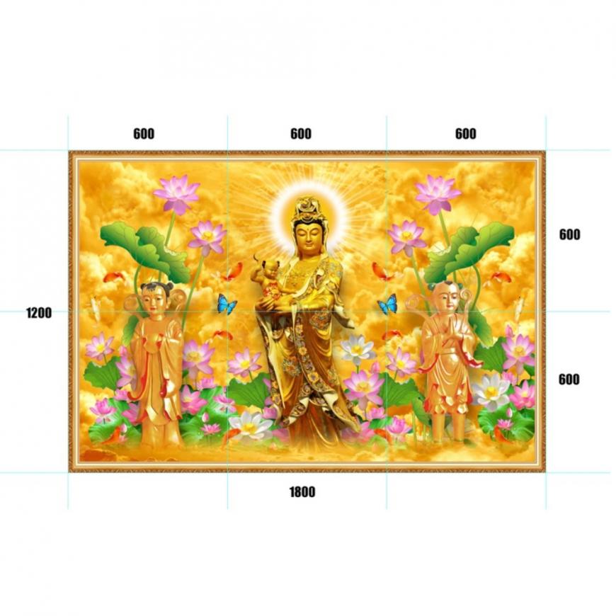 Gạch tranh 5D Đạo Phật 29