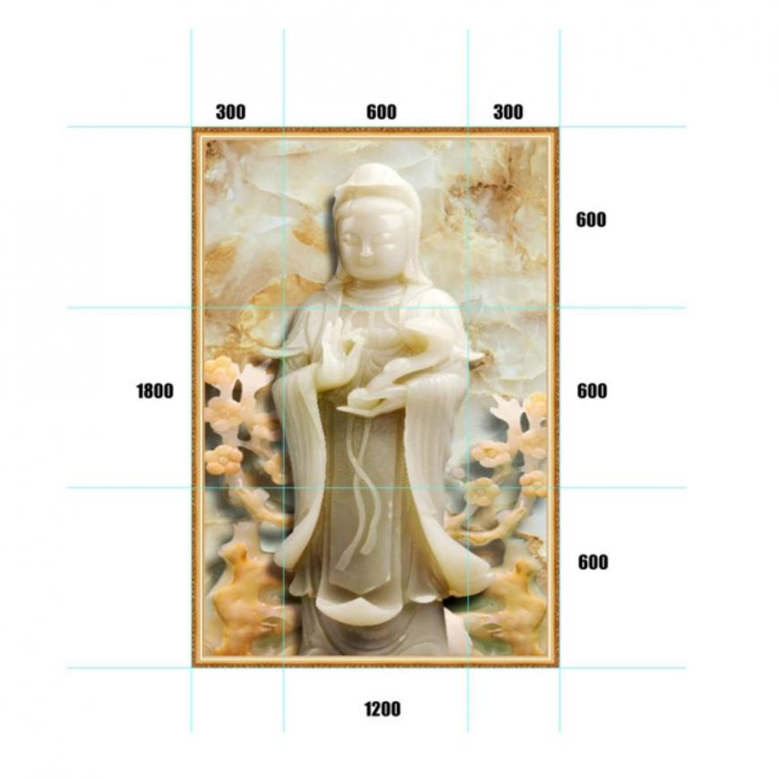 Gạch tranh 5D Đạo Phật 31
