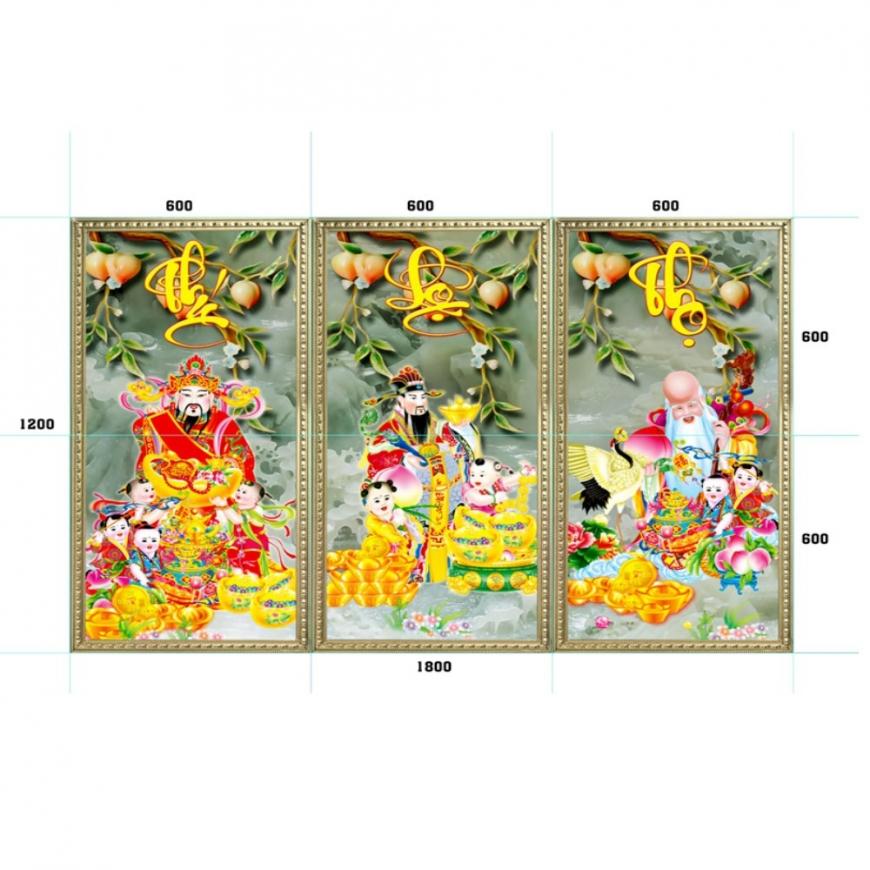 Gạch tranh 5D Đạo Phật 32