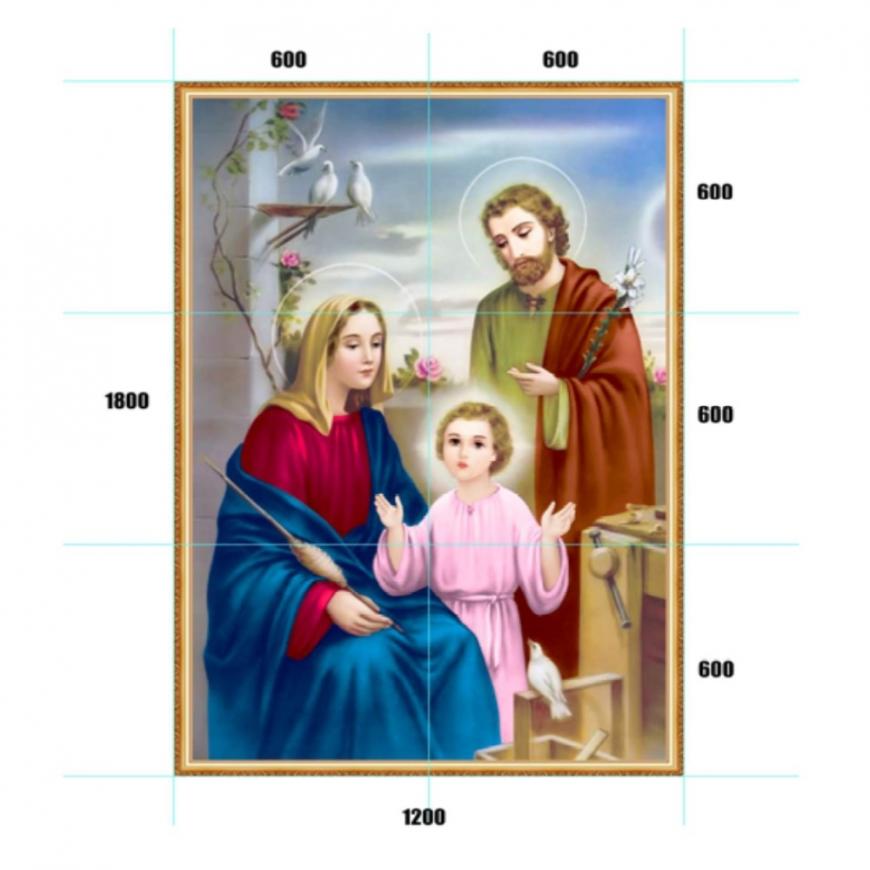 Gạch tranh 5D Đạo Công Giáo DCG18