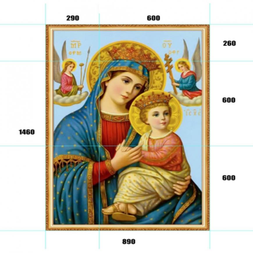 Gạch tranh 5D Đạo Công Giáo DCG21