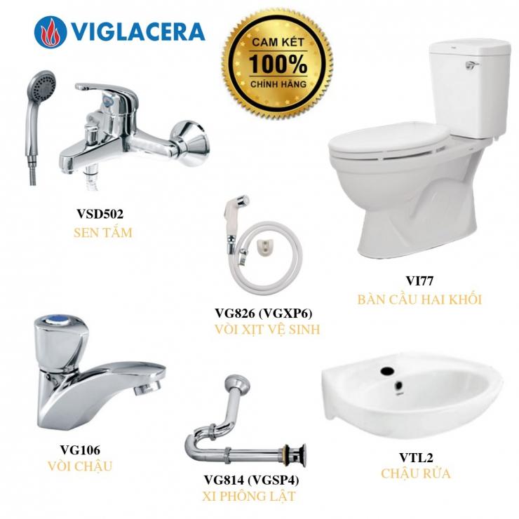 Combo thiết bị vệ sinh Viglacera LUX 01