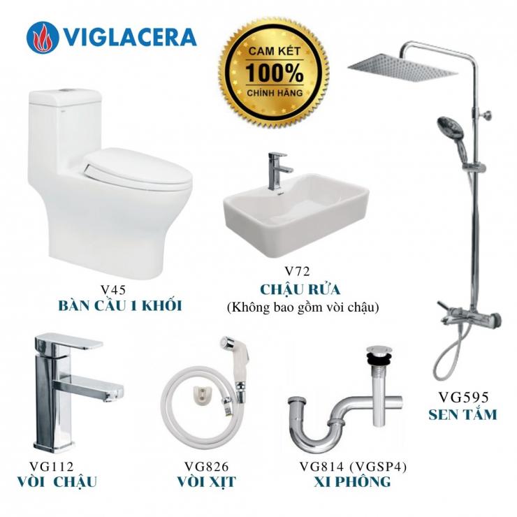 Combo thiết bị vệ sinh Viglacera LUX 03