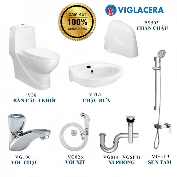 Combo thiết bị vệ sinh Viglacera LUX 05