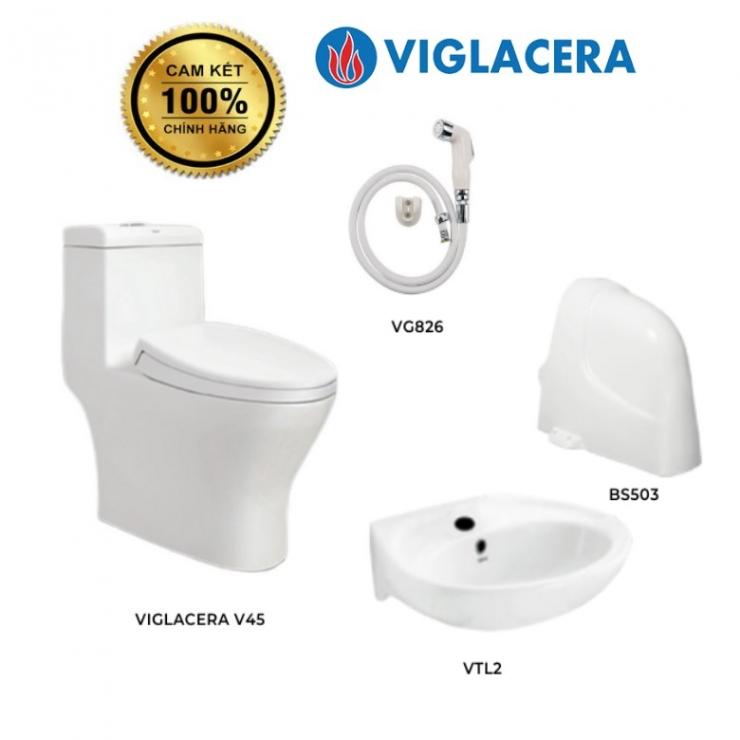 Combo thiết bị vệ sinh Viglacera LUX 08