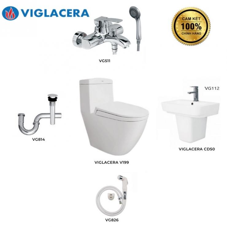 Combo thiết bị vệ sinh Viglacera LUX 09