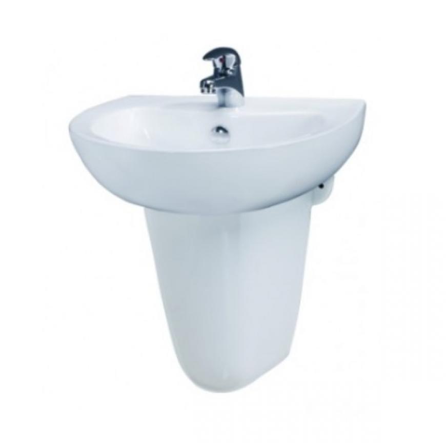 Lavabo treo tường Caesar L2150 chân treo P2443
