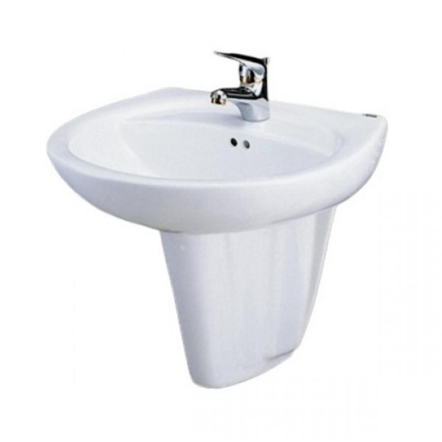 Lavabo treo tường Caesar L2220 chân treo P2436