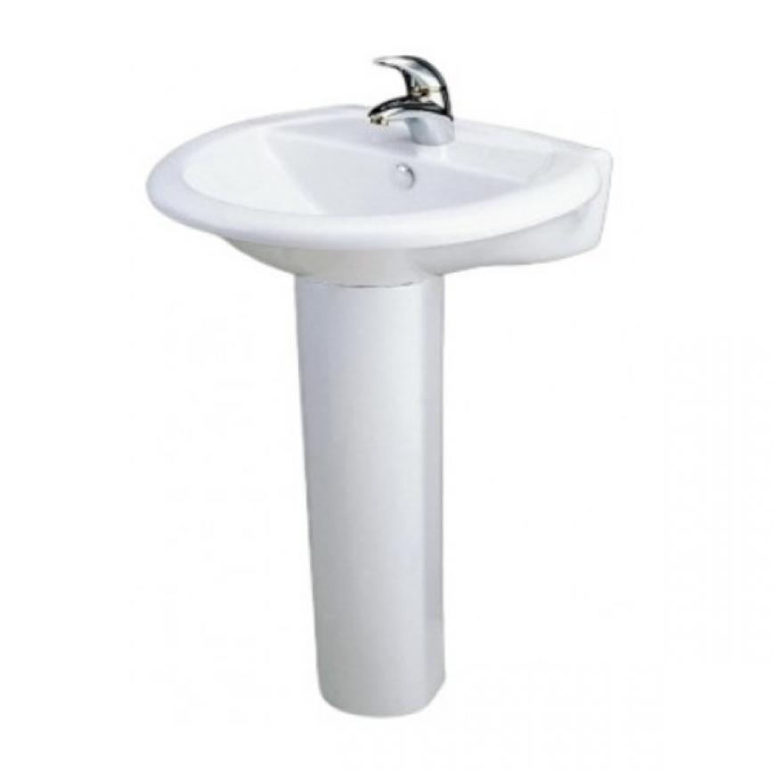 Lavabo treo tường Caesar L2360 chân treo P2437