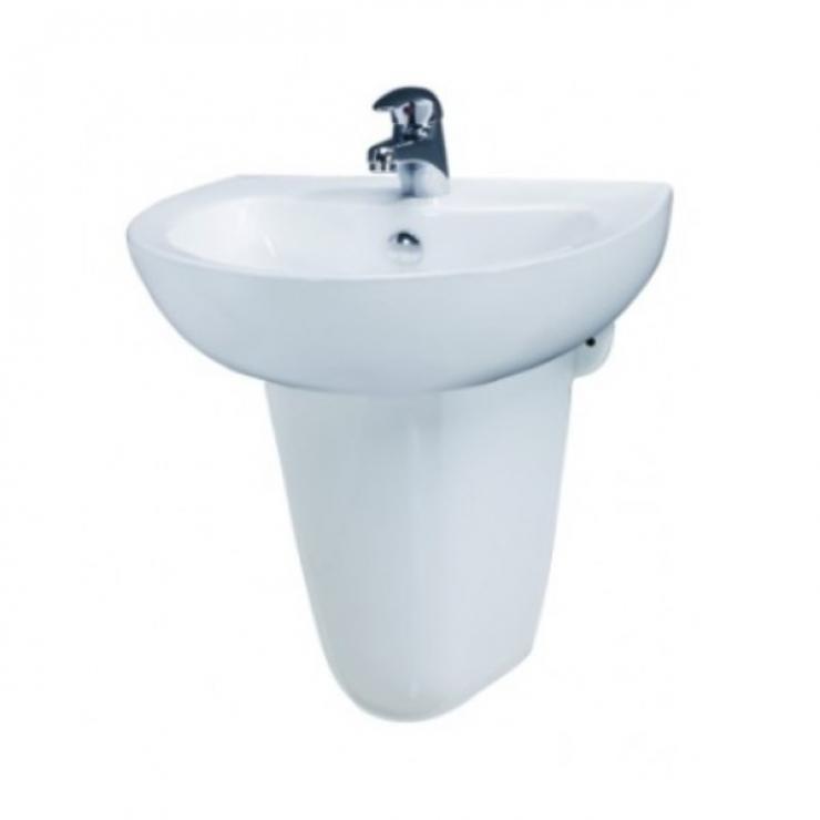 Lavabo treo tường Caesar L2150 chân treo P2443