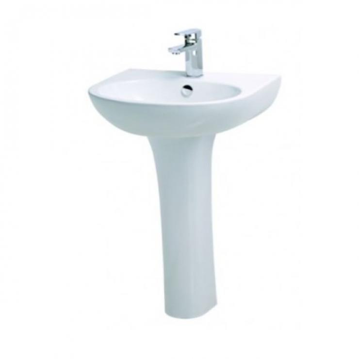 Lavabo treo tường Caesar L2152 chân treo P2445