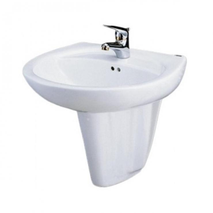 Lavabo treo tường Caesar L2220 chân treo P2436