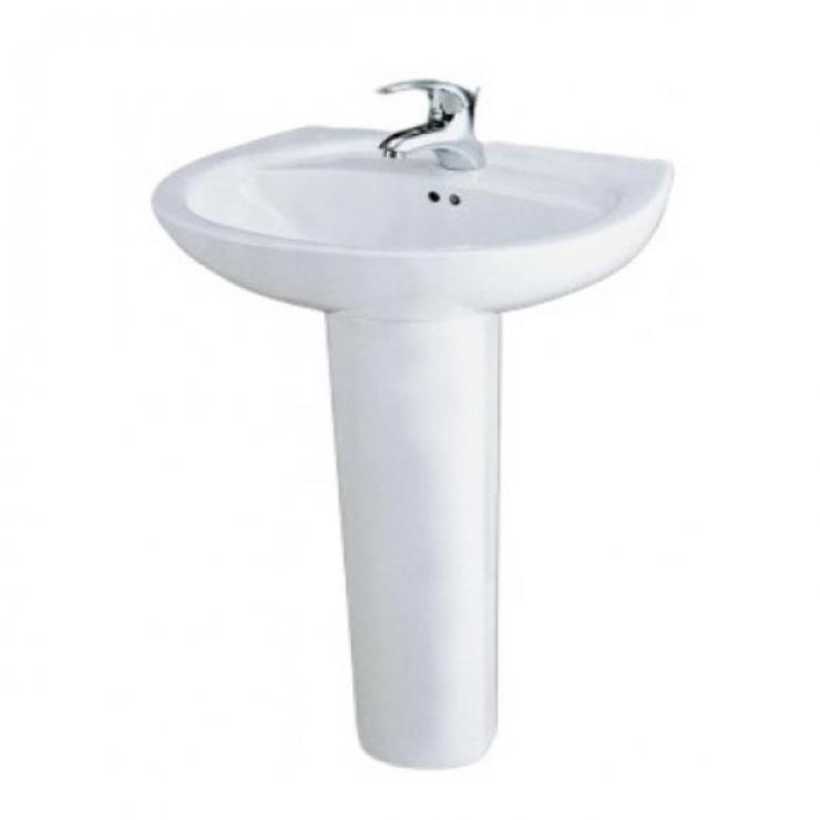 Lavabo treo tường Caesar L2220 chân treo P2437