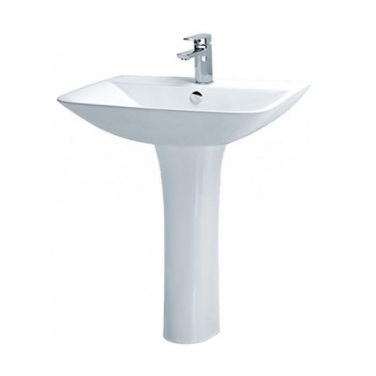 Lavabo treo tường Caesar L2365 chân treo P2445