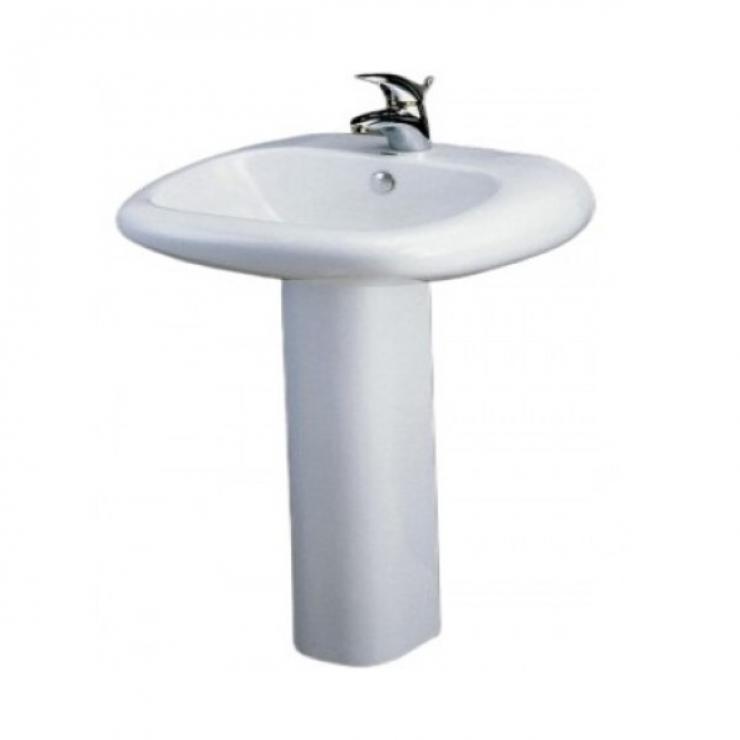 Lavabo treo tường Caesar L2560 chân treo P2438