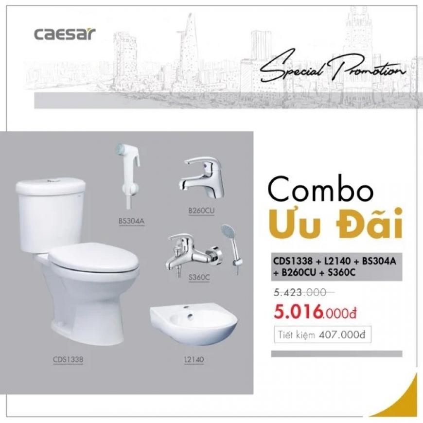 Combo thiết bị vệ sinh Caesar 18