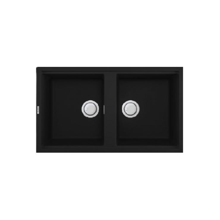 Chậu rửa chén đá nhân tạo Malloca NERO G-45040