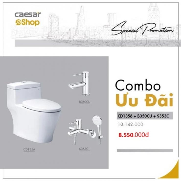 Combo thiết bị vệ sinh Caesar 02