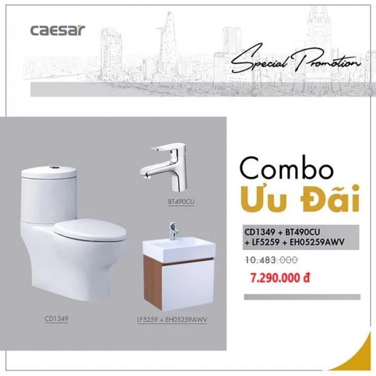 Combo thiết bị vệ sinh Caesar 03