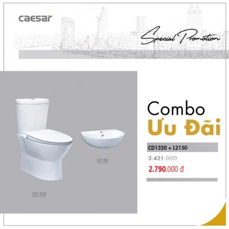 Combo thiết bị vệ sinh Caesar 05