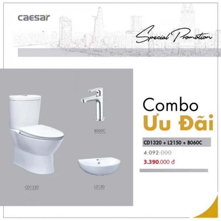 Combo thiết bị vệ sinh Caesar 06