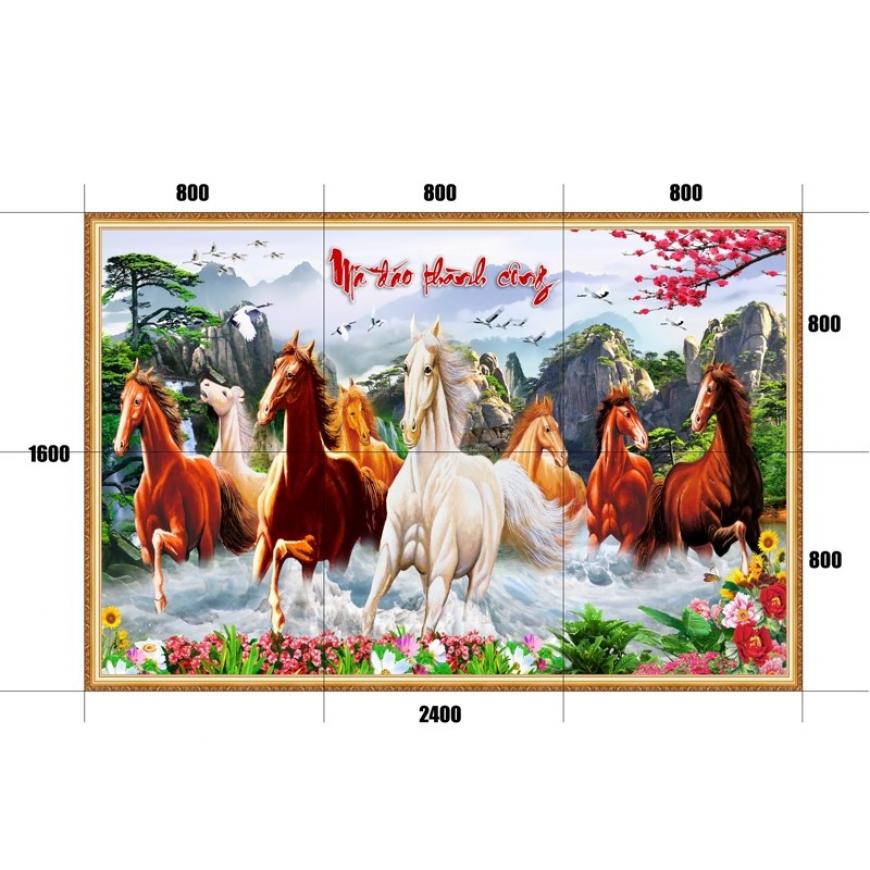 Gạch tranh mã đáo thành công MD02