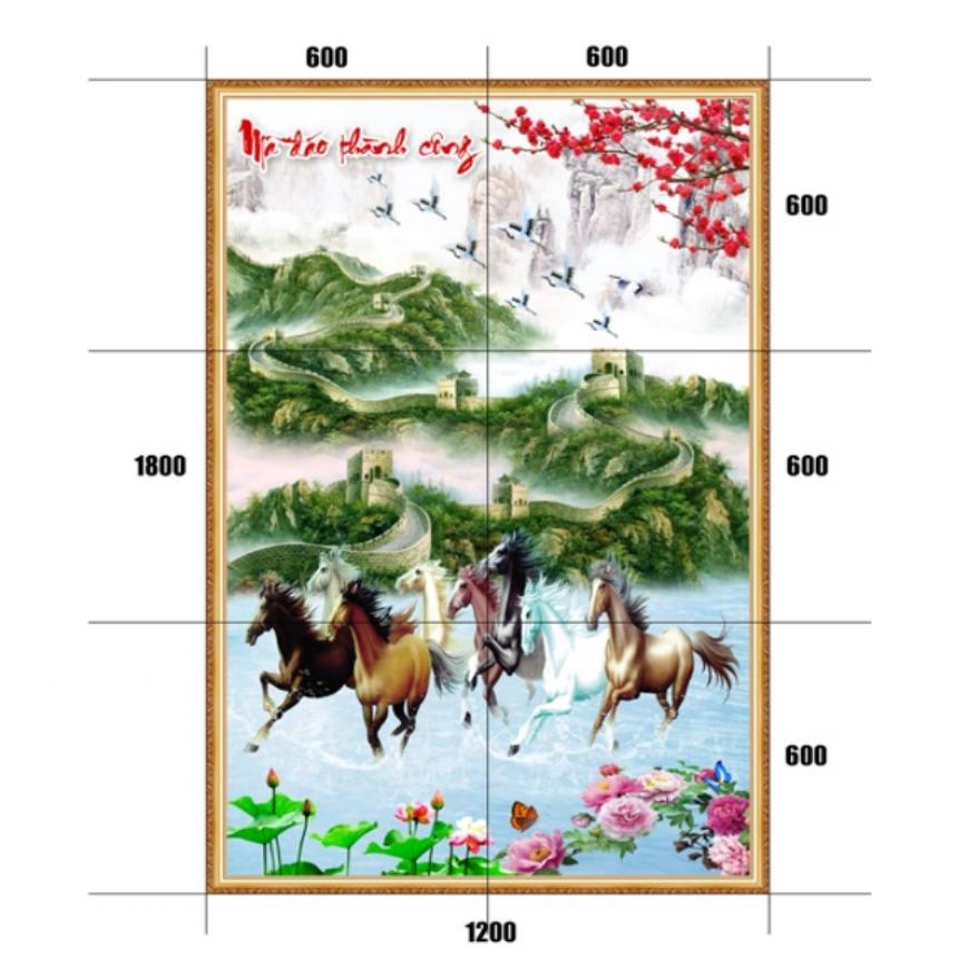 Gạch tranh mã đáo thành công MD06