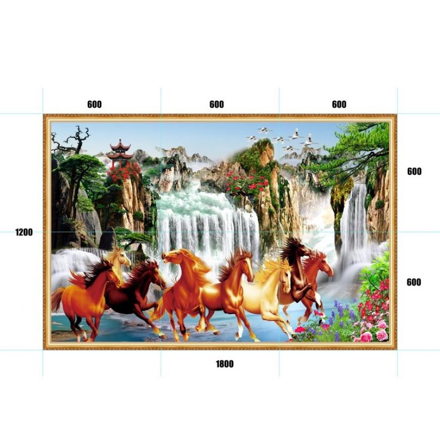 Gạch tranh mã đáo thành công MD13