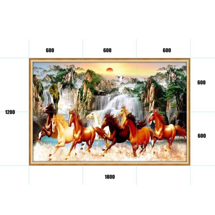 Gạch tranh mã đáo thành công MD19