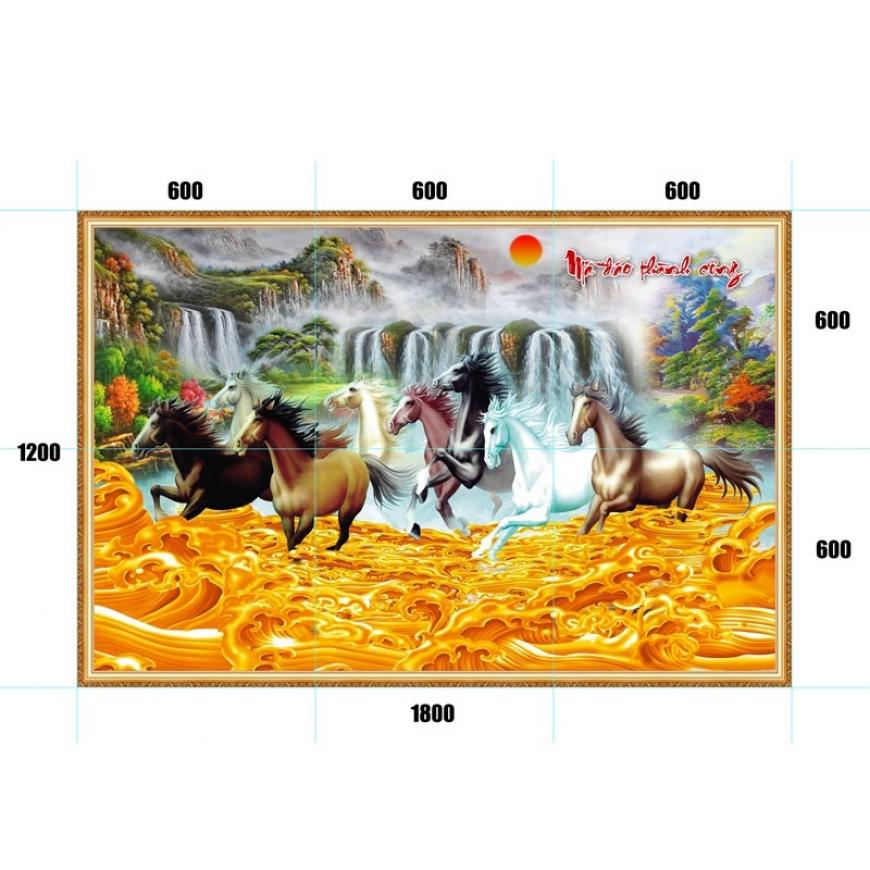 Gạch tranh mã đáo thành công MD20