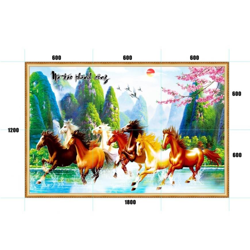 Gạch tranh mã đáo thành công MD22