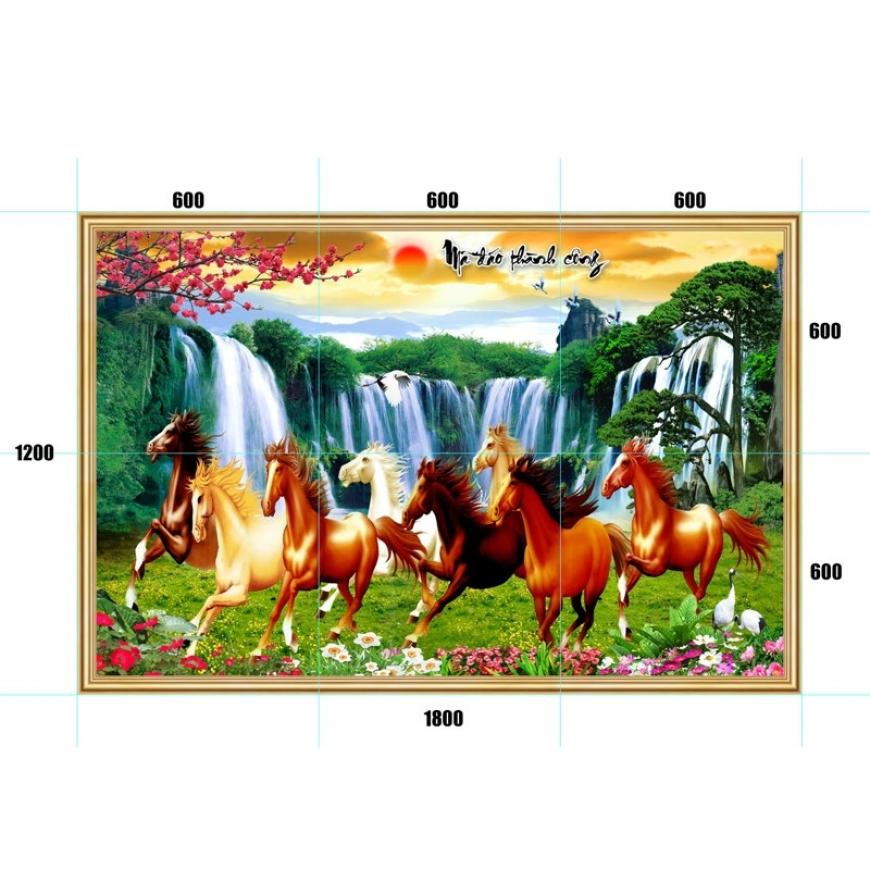 Gạch tranh mã đáo thành công MD30