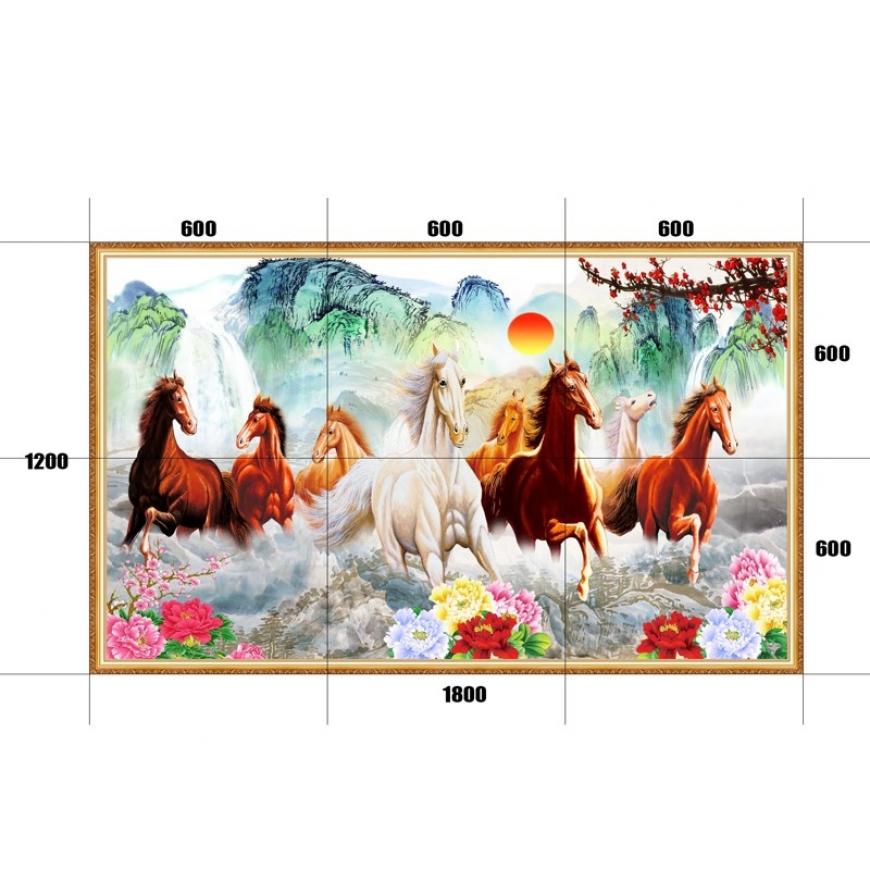 Gạch tranh mã đáo thành công MD32