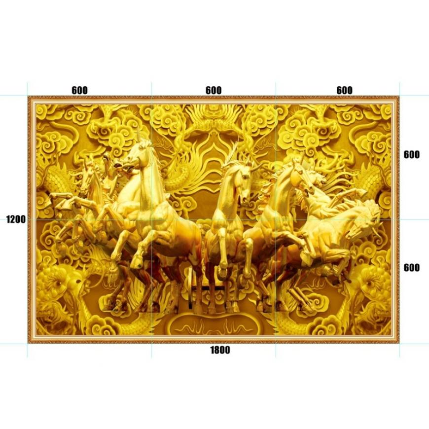 Gạch tranh mã đáo thành công MD33