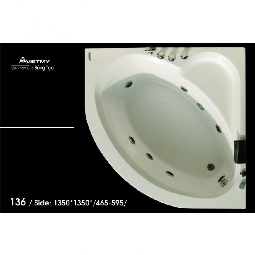 Bồn tắm xây Việt Mỹ 136