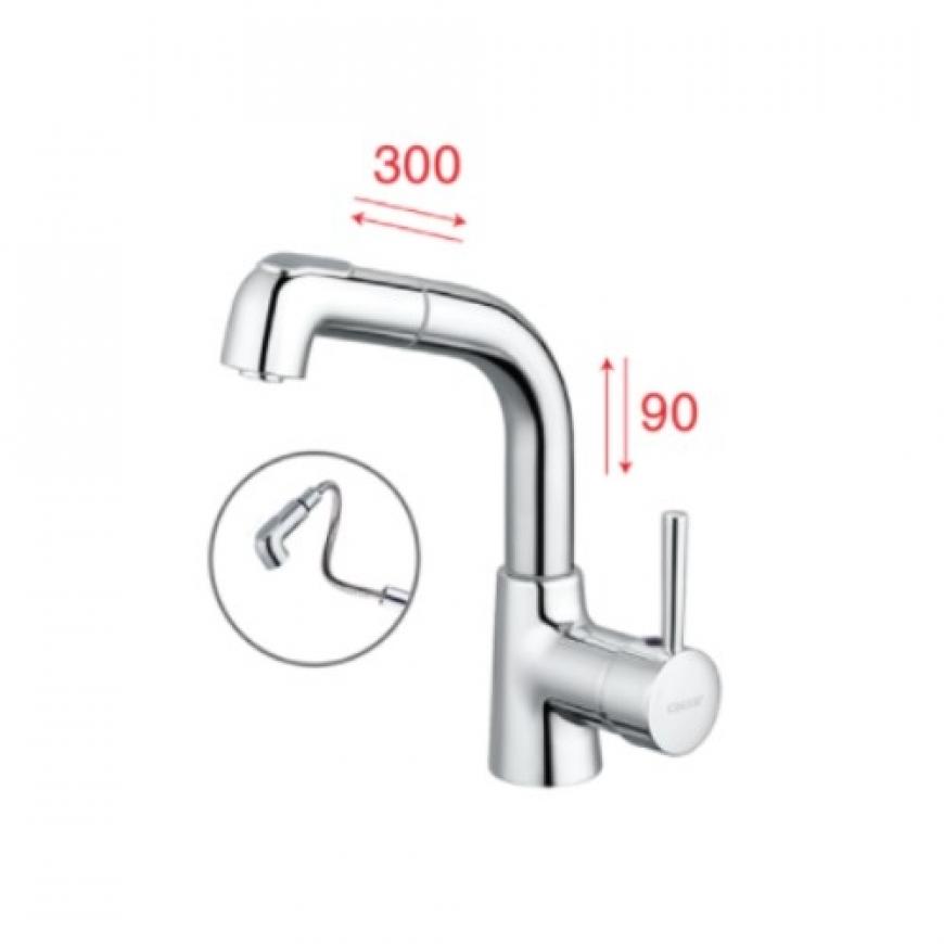 Vòi lavabo nóng lạnh Caesar B900CU