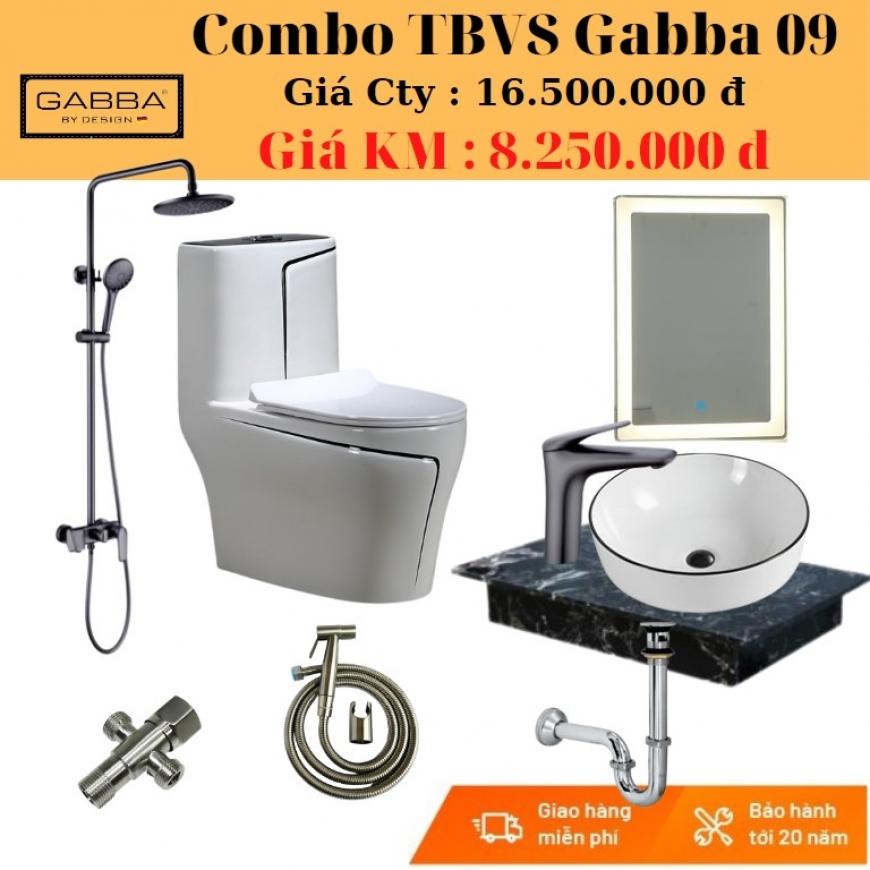 Combo thiết bị vệ sinh Gabba CGB-09