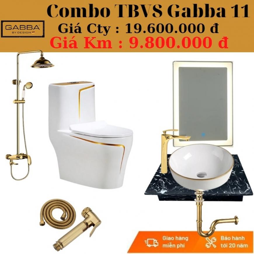 Combo thiết bị vệ sinh Gabba CGB-11