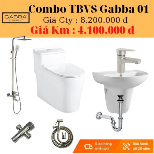 Combo thiết bị vệ sinh Gabba GB-01