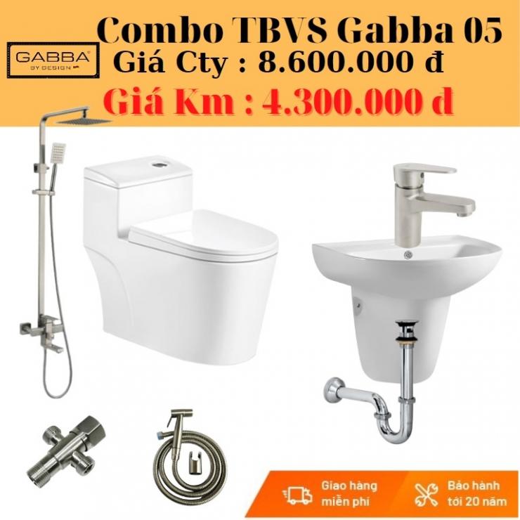 Combo thiết bị vệ sinh Gabba GB-05